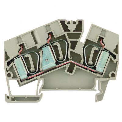 WEIDMULLER ZDU 6-2/3AN Blok zacisku przelotowego, złącze sprężynowe, 6 mm², 800 V, 41 A, liczba przyłączeń: 3 1771410000 /50szt./ (1771410000)