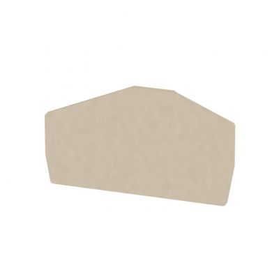 WEIDMULLER ZAP ZDU6-2 Płytka końcowa (styki), 67.95 mm x 2 mm, Ciemnobeżowy 1771440000 /50szt./ (1771440000)