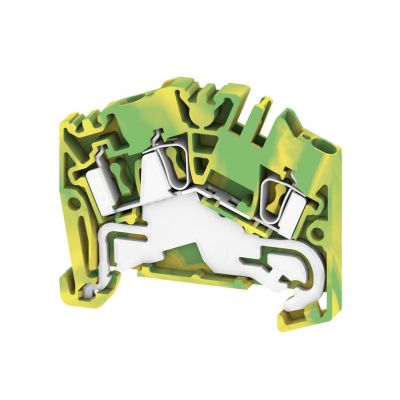 WEIDMULLER ZPE 2.5-2 Zacisk PE, złącze sprężynowe, 2.5 mm², 800 V, liczba przyłączeń: 2, liczba poziomów: 1, zielony / żółty 1772090000 /50szt./ (1772090000)