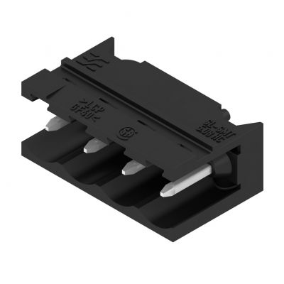 WEIDMULLER SL-SMT 5.08HC/04/90 1.5SN BK RL Wtyki PCB (złącza płyty), 5.08 mm, Liczba biegunów: 4, kąt odejścia: 90° 1774784001 /350szt./ (1774784001)