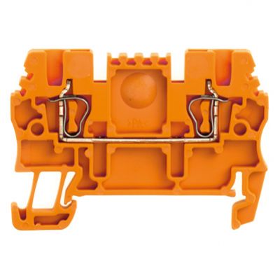 WEIDMULLER ZDU 1.5 OR Blok zacisku przelotowego, złącze sprężynowe, 1.5 mm², 500 V, 17.5 A, liczba przyłączeń: 2 1775500000 /100szt./ (1775500000)