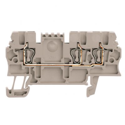 WEIDMULLER ZDU 1.5/3AN Blok zacisku przelotowego, złącze sprężynowe, 1.5 mm², 500 V, 17.5 A, liczba przyłączeń: 3 1775530000 /100szt./ (1775530000)