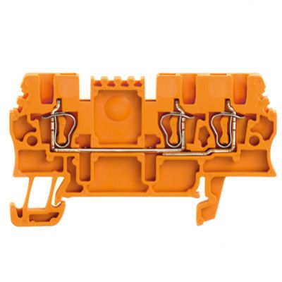 WEIDMULLER ZDU 1.5/3AN OR Blok zacisku przelotowego, złącze sprężynowe, 1.5 mm², 500 V, 17.5 A, liczba przyłączeń: 3 1775550000 /100szt./ (1775550000)