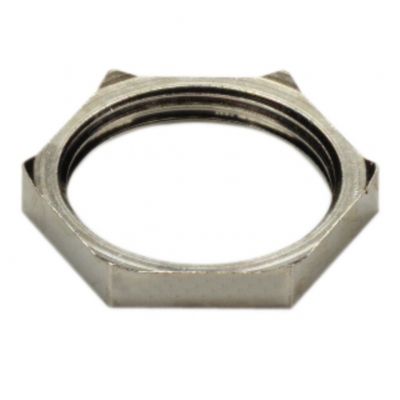 WEIDMULLER SKMU EMV M25 Nakrętka kontrująca do dławnicy kablowej (metal), SKMU MS EMV (nakrętka kontrująca z mosiądzu - EMC), M 25, 3.6 mm, mosiądz, niklowany 1777640000 /50szt./ (1777640000)
