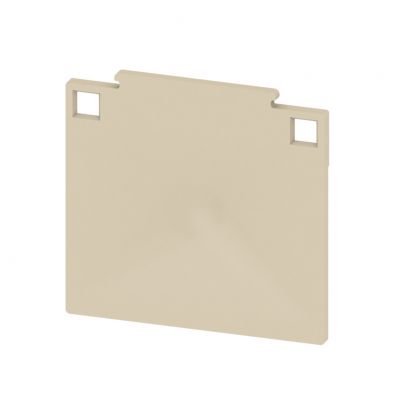 WEIDMULLER WTW WF6-WF12 Płyta separacyjna (terminal), Płyta zamykająca i pośrednia, 50 mm x 48 mm, Ciemnobeżowy 1781240000 /20szt./ (1781240000)