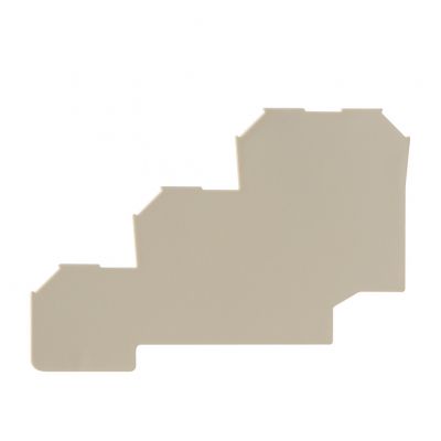 WEIDMULLER AP DLI2.5 DB Płytka końcowa (styki), 65.65 mm x 1.5 mm, Ciemnobeżowy 1783550000 /20szt./ (1783550000)