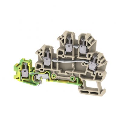 WEIDMULLER DLD 2.5/PE DB Złączka inicjatora/elementu wykonawczego, złącze śrubowe, 2.5 mm², 250 V, 17.5 A, liczba przyłączeń: 5, Liczba potencjałów w rzędzie: 1, Ciemnobeżowy 1783790000 /50szt./ (1783790000)