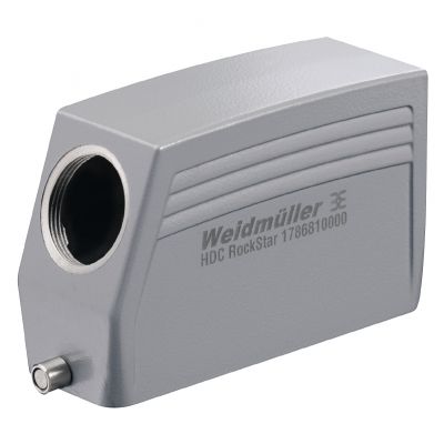 WEIDMULLER HDC 64D TSLU 1M32G Obudowa (złącza przemysłowe), Wpust kablowy z boku, Korpus wtyczki, Zatrzask mocujący końcowy, na dole, Wielkość konstrukcyjna: 8, IP65 (po podłączeni 1786810000 /1szt./ (1786810000)