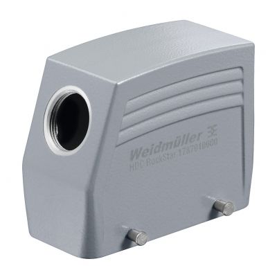 WEIDMULLER HDC 40D TSBU 1M25G Obudowa (złącza przemysłowe), Wpust kablowy z boku, Korpus wtyczki, Zatrzask mocujący boczny u dołu, Wielkość konstrukcyjna: 6, IP65 (po podłączeniu) 1787010000 /1szt./ (1787010000)