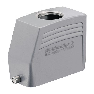 WEIDMULLER HDC 40D TOLU 1M32G Obudowa (złącza przemysłowe), Wpust kablowy od g&oacute;ry, Korpus wtyczki, Zatrzask mocujący końcowy, na dole, Wielkość konstrukcyjna: 6, IP65 (po po 1787100000 /1szt./ (1787100000)