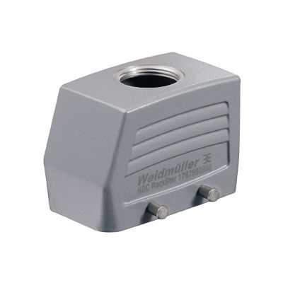 WEIDMULLER HDC 24D TOBU 1M25G Obudowa (złącza przemysłowe), Wpust kablowy od g&oacute;ry, Korpus wtyczki, Zatrzask mocujący boczny u dołu, Wielkość konstrukcyjna: 4, IP65 (po podłą 1787300000 /1szt./ (1787300000)