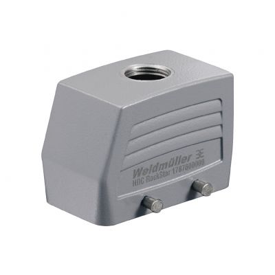 WEIDMULLER HDC 10B TOBU 1M20G Obudowa (złącza przemysłowe), Wpust kablowy od g&oacute;ry, Korpus wtyczki, Zatrzask mocujący boczny u dołu, Wielkość konstrukcyjna: 4, IP65 (po podłą 1787600000 /1szt./ (1787600000)