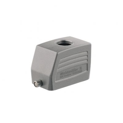 WEIDMULLER HDC 10B TOLU 1M25G Obudowa (złącza przemysłowe), Wpust kablowy od g&oacute;ry, Korpus wtyczki, Zatrzask mocujący końcowy, na dole, Wielkość konstrukcyjna: 4, IP65 (po po 1787620000 /1szt./ (1787620000)