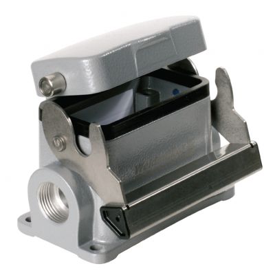 WEIDMULLER HDC 10B SDLU 2M20G Obudowa (złącza przemysłowe), Obudowa podstawy, Zatrzask mocujący końcowy, na dole, Wielkość konstrukcyjna: 4, IP65 (po podłączeniu) 1787700000 /1szt./ (1787700000)