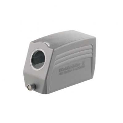 WEIDMULLER HDC 16B TSLU 1M25G Obudowa (złącza przemysłowe), Wpust kablowy z boku, Korpus wtyczki, Zatrzask mocujący końcowy, na dole, Wielkość konstrukcyjna: 6, IP65 (po podłączeni 1788200000 /1szt./ (1788200000)
