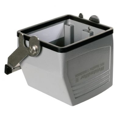 WEIDMULLER HDC 32B KLU 1M32G Obudowa (złącza przemysłowe), Obudowa złącza, Zatrzask mocujący końcowy, na dole, Wielkość konstrukcyjna: 10, IP65 (po podłączeniu) 1788500000 /1szt./ (1788500000)