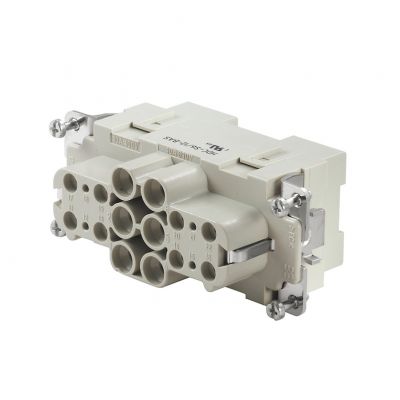 WEIDMULLER HDC S6 12 BAS Wkład styku (złącza przemysłowe), złącze żeńskie, 630 V, 48 A, Liczba biegunów: 18, Przyłącze śrubowe osiowe, Wielkość konstrukcyjna: 6 1790010000 /1szt./ (1790010000)