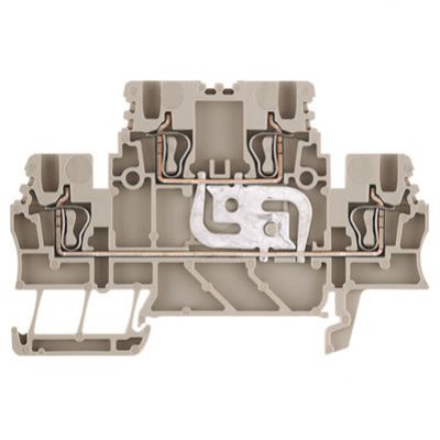 WEIDMULLER ZDK 1.5V Zacisk modułowy wielorzędowy, złącze sprężynowe, 1.5 mm², 500 V, 17.5 A, liczba poziomów: 2, Ciemnobeżowy 1791130000 /100szt./ (1791130000)