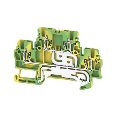 WEIDMULLER ZDK 1.5PE Zacisk modułowy wielorzędowy, złącze sprężynowe, 1.5 mm², liczba poziomów: 2, zielony / żółty 1791150000 /50szt./ (1791150000)