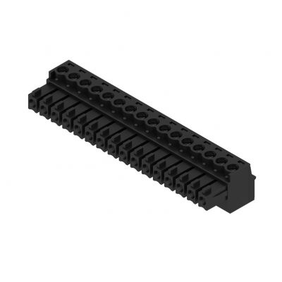 WEIDMULLER BCZ 3.81/16/180 SN BK BX Wtyk PCB (złącze wiązki), 3.81 mm, Liczba biegunów: 16, Przyłącze z jarzmem 1792850000 /50szt./ (1792850000)