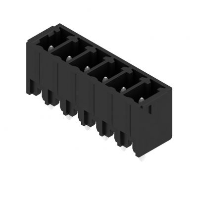 WEIDMULLER SC 3.81/06/180G 3.2SN BK BX Wtyki PCB (złącza płyty), 3.81 mm, Liczba biegunów: 6, kąt odejścia: 180° 1793560000 /50szt./ (1793560000)