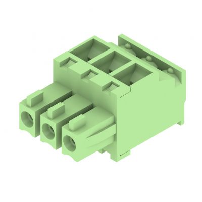 WEIDMULLER BCZ 3.81/03/90 SN GN BX Wtyk PCB (złącze wiązki), 3.81 mm, Liczba biegunów: 3, Przyłącze z jarzmem 1798690000 /50szt./ (1798690000)