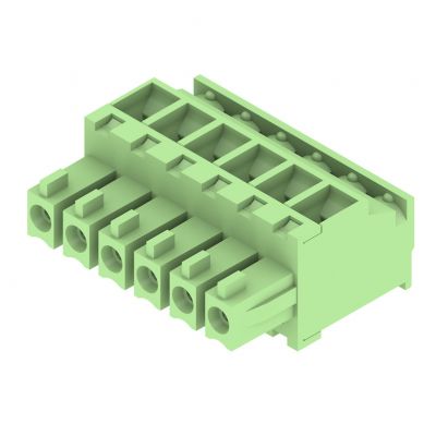 WEIDMULLER BCZ 3.81/06/90 SN GN BX Wtyk PCB (złącze wiązki), 3.81 mm, Liczba biegunów: 6, Przyłącze z jarzmem 1798730000 /50szt./ (1798730000)