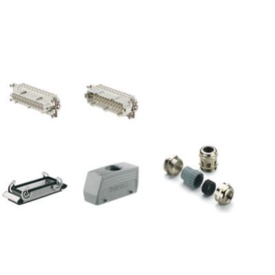 WEIDMULLER HDC-KIT-HE 24.131 M Złącza przemysłowe (zestaw), Typoszereg: HE, złącze śrubowe, Wielkość konstrukcyjna: 8, Liczba biegunów: 24 1802480000 /1szt./ (1802480000)