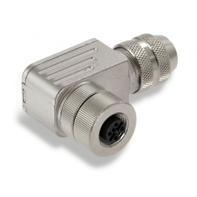 WEIDMULLER SAIBW-M-5/8 M12 Wtyczka okrągła (możliwość dostosowania), Gniazdo, kątowe, złącze śrubowe, M12, 0.14 mm², 0.75 mm², 6 - 8 mm, Liczba biegunów: 5, Przyłącze ekranu: Ta 1803920000 /1szt./ (1803920000)