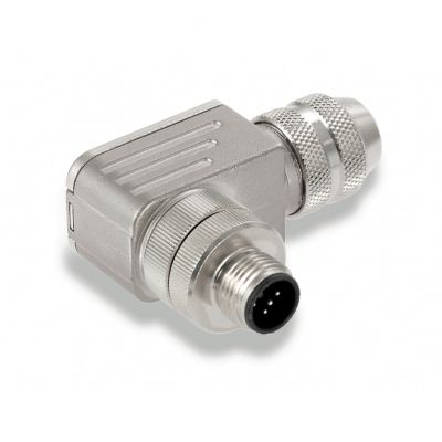 WEIDMULLER SAISW-M-4/8 M12 Wtyczka okrągła (możliwość dostosowania), złącze męskie, kątowe, złącze śrubowe, M12, 0.14 mm², 0.75 mm², 6 - 8 mm, Liczba biegunów: 4, Przyłącze ekra 1803930000 /1szt./ (1803930000)