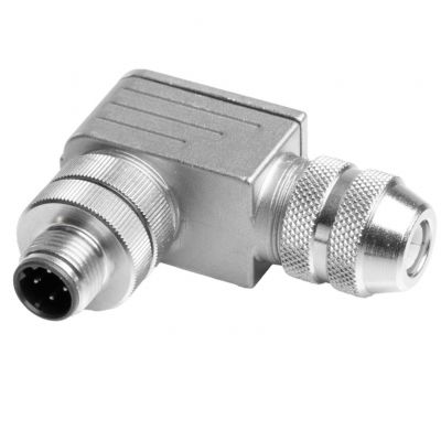 WEIDMULLER SAISW-4/8S-M12 4P D-ZF Wtyczka okrągła (możliwość dostosowania), złącze męskie, kątowe, złącze sprężynowe, M12, 0.14 mm², 0.5 mm², 6 - 8 mm, Liczba biegunów: 4, Przyłącze ek 1803930001 /1sz (1803930001)
