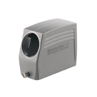WEIDMULLER HDC 40D TSLU 1M40G Obudowa (złącza przemysłowe), Wpust kablowy z boku, Korpus wtyczki, Zatrzask mocujący końcowy, na dole, Wielkość konstrukcyjna: 6, IP65 (po podłączeni 1804650000 /1szt./ (1804650000)