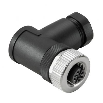 WEIDMULLER SAIBW-4/9 Wtyczka okrągła (możliwość dostosowania), Gniazdo, kątowe, złącze śrubowe, M12, 0.14 mm², 0.75 mm², 6 - 8 mm, Liczba biegunów: 4, Przyłącze ekranu: Ni 1807240000 /1szt./ (1807240000)