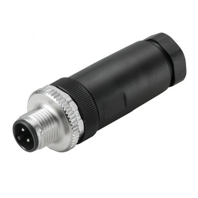 WEIDMULLER SAIS-5/9 Wtyczka okrągła (możliwość dostosowania), złącze męskie, proste, złącze śrubowe, M12, 0.14 mm², 0.75 mm², 6 - 8 mm, Liczba biegunów: 5, Przyłącze ekra 1807350000 /1szt./ (1807350000)