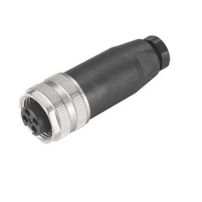 WEIDMULLER SAIB-4/9-7/8 Wtyczka okrągła (możliwość dostosowania), złącze żeńskie, proste, złącze śrubowe, 7/8", 0.14 mm², 1.5 mm², 6 - 8 mm, Liczba biegunów: 4, Przyłącze ekr 1812480000 /1szt./ (1812480000)