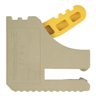 WEIDMULLER ZF 4 S Akcesoria, Zacisk specjalny, Przekrój pomiarowy: 2.5 mm², złącze sprężynowe, Wemid, Ciemnobeżowy, montaż bezpośredni, Szyna zbiorcza 1814680000 /50szt./ (1814680000)