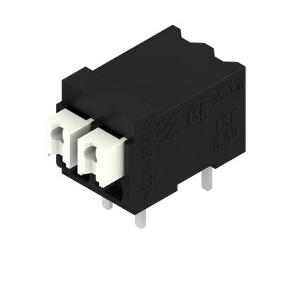 WEIDMULLER LSF-SMT 3.50/02/90 3.5SN BK TU Zacisk płytki drukowanej, 3.50 mm, Liczba biegunów: 2, Kierunek odejścia przewodu: 90°, PUSH IN 1824420000 /71szt./ (1824420000)