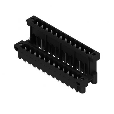 WEIDMULLER SLDV-THR 5.08/24/180F 3.2SN BK BX Wtyki PCB (złącza płyty), 5.08 mm, Liczba biegunów: 24, kąt odejścia: 180° 1828870000 /10szt./ (1828870000)