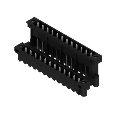 WEIDMULLER SLDV-THR 5.08/24/180F 1.5SN BK BX Wtyki PCB (złącza płyty), 5.08 mm, Liczba biegunów: 24, kąt odejścia: 180° 1828990000 /10szt./ (1828990000)
