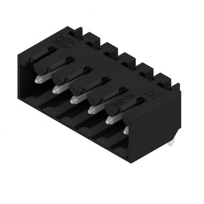 WEIDMULLER SL-SMT 3.50/06/90G 3.2SN BK BX Wtyki PCB (złącza płyty), 3.50 mm, Liczba biegunów: 6, kąt odejścia: 90° 1841670000 /50szt./ (1841670000)