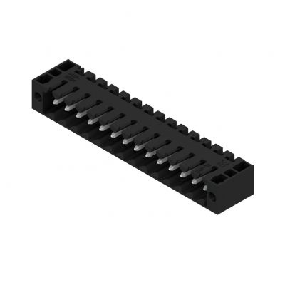 WEIDMULLER SL-SMT 3.50/14/90F 3.2SN BK BX Wtyki PCB (złącza płyty), 3.50 mm, Liczba biegunów: 14, kąt odejścia: 90° 1842200000 /30szt./ (1842200000)
