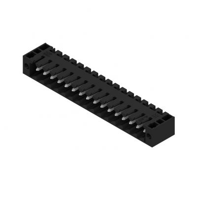 WEIDMULLER SL-SMT 3.50/16/90F 3.2SN BK BX Wtyki PCB (złącza płyty), 3.50 mm, Liczba biegunów: 16, kąt odejścia: 90° 1842220000 /24szt./ (1842220000)
