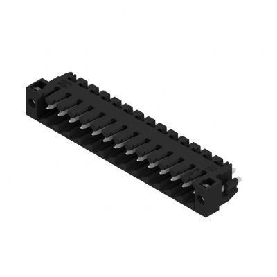 WEIDMULLER SL-SMT 3.50/14/180LF 3.2SN BK BX Wtyki PCB (złącza płyty), 3.50 mm, Liczba biegunów: 14, kąt odejścia: 180° 1842660000 /30szt./ (1842660000)