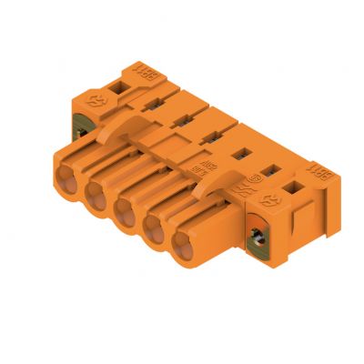 WEIDMULLER BLL 5.08/05/90FI 3.2SN OR BX Wtyki PCB (złącza płyty), 5.08 mm, Liczba biegunów: 5, kąt odejścia: 90° 1843780000 /48szt./ (1843780000)