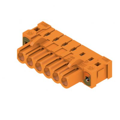 WEIDMULLER BLL 5.08/06/90FI 3.2SN OR BX Wtyki PCB (złącza płyty), 5.08 mm, Liczba biegunów: 6, kąt odejścia: 90° 1843790000 /42szt./ (1843790000)