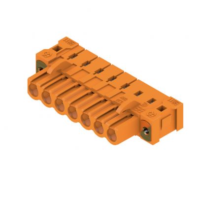 WEIDMULLER BLL 5.08/07/90FI 3.2SN OR BX Wtyki PCB (złącza płyty), 5.08 mm, Liczba biegunów: 7, kąt odejścia: 90° 1843800000 /36szt./ (1843800000)