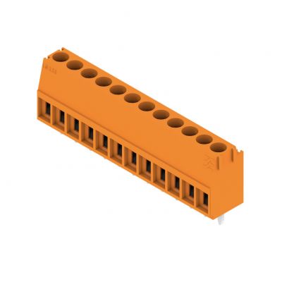 WEIDMULLER LM 3.50/12/90 3.2SN OR BX Zacisk płytki drukowanej, 3.50 mm, Liczba biegunów: 12, Kierunek odejścia przewodu: 90°, Przyłącze z jarzmem 1845110000 /50szt./ (1845110000)