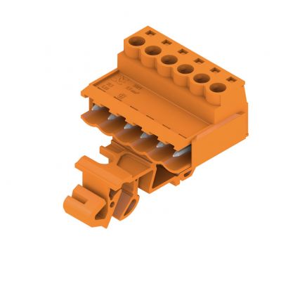 WEIDMULLER SLS 5.08/06/180TB RF15 SN OR BX Wtyk PCB (złącze wiązki), 5.08 mm, Liczba biegunów: 6, Przyłącze z jarzmem 1846060000 /20szt./ (1846060000)