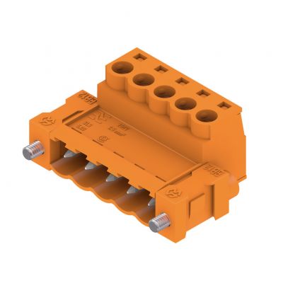 WEIDMULLER SLS 5.08/05/180FI SN OR BX Wtyk PCB (złącze wiązki), 5.08 mm, Liczba biegunów: 5, Przyłącze z jarzmem 1846240000 /48szt./ (1846240000)