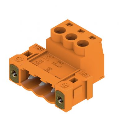 WEIDMULLER SLS 5.08/03/180F SN OR BX Wtyk PCB (złącze wiązki), 5.08 mm, Liczba biegunów: 3, Przyłącze z jarzmem 1846370000 /72szt./ (1846370000)